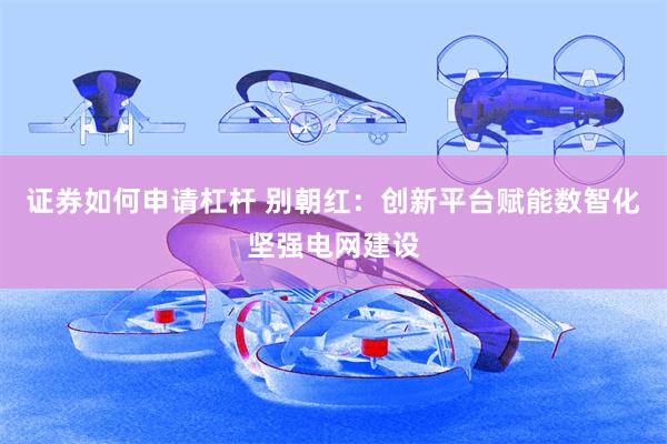 证券如何申请杠杆 别朝红：创新平台赋能数智化坚强电网建设